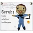 String Doll Keychain - Scrubs
