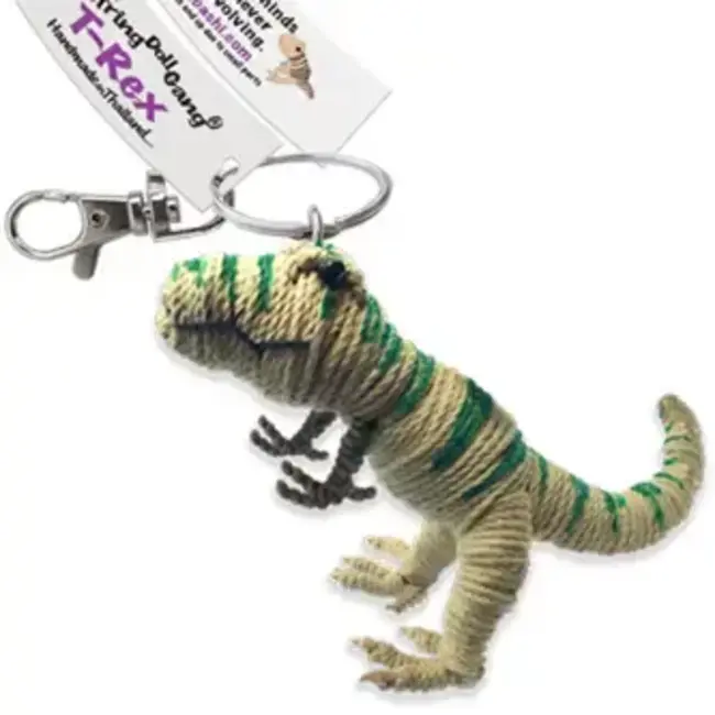 String Doll Keychain - T-Rex