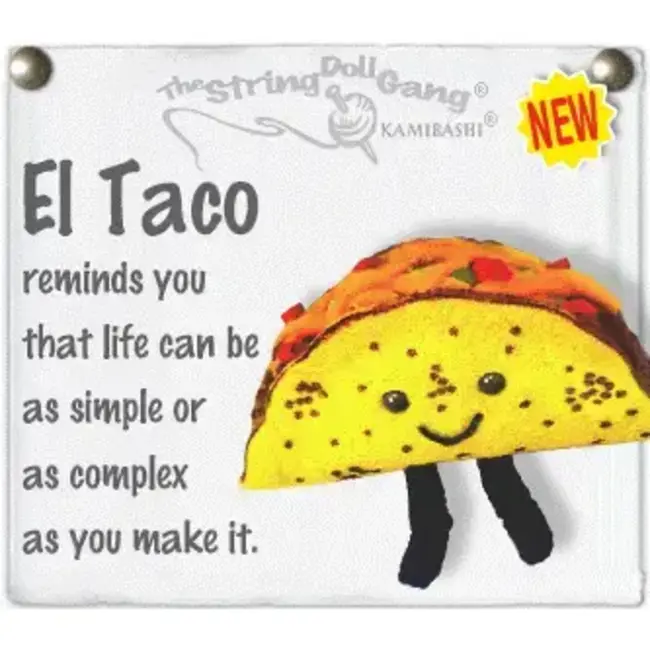 String Doll Keychain - El Taco