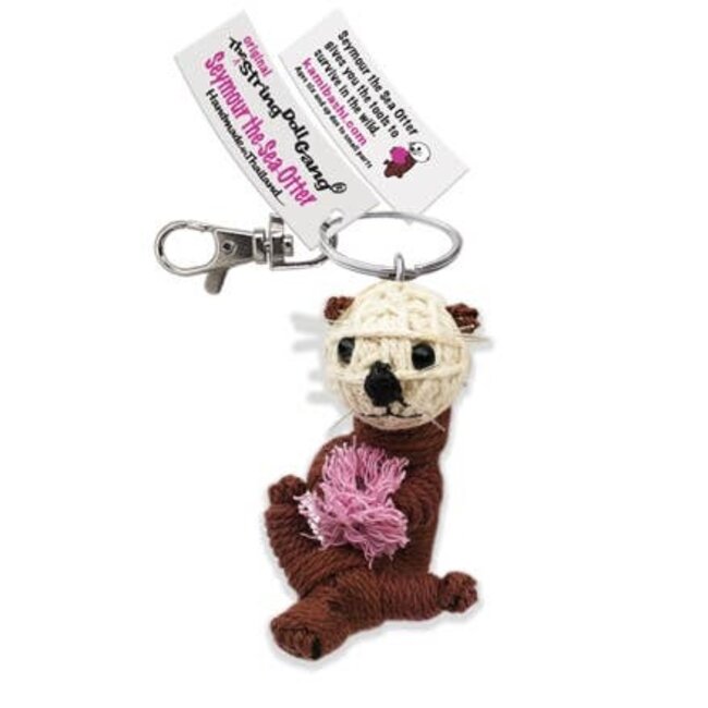 String Doll Keychain - Seymour the Sea Otter