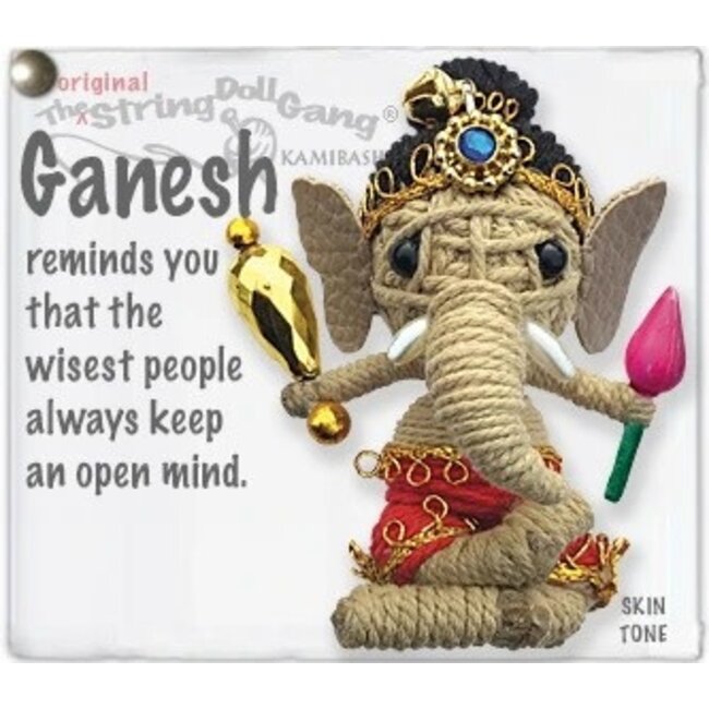 String Doll Keychain - Ganesh