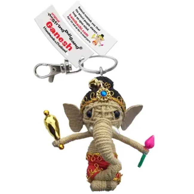 String Doll Keychain - Ganesh