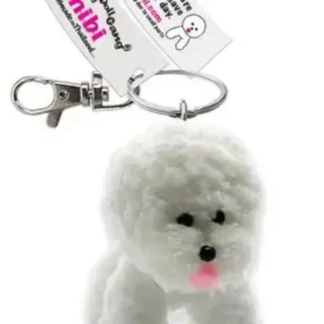 String Doll Keychain - Chibi the Bichon-Frise