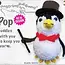 Thailand String Doll Keychain - Pop the Penguin