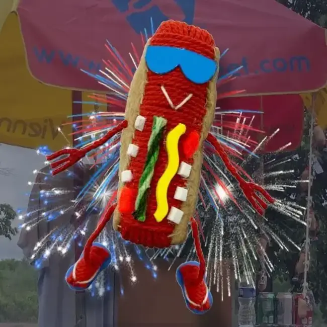 String Doll Keychain - Dubin Dog