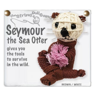 Thailand String Doll Keychain - Seymour the Sea Otter