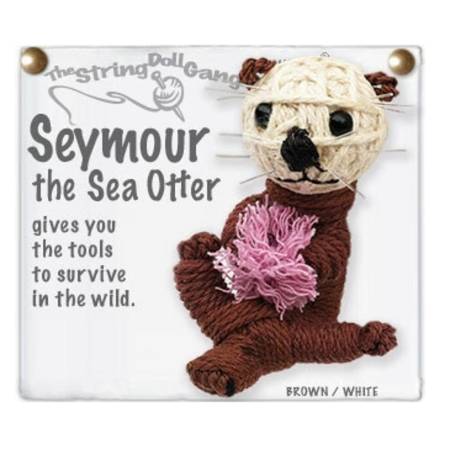 String Doll Keychain - Seymour the Sea Otter