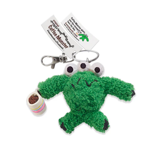 String Doll Keychain - The Coffee Monster