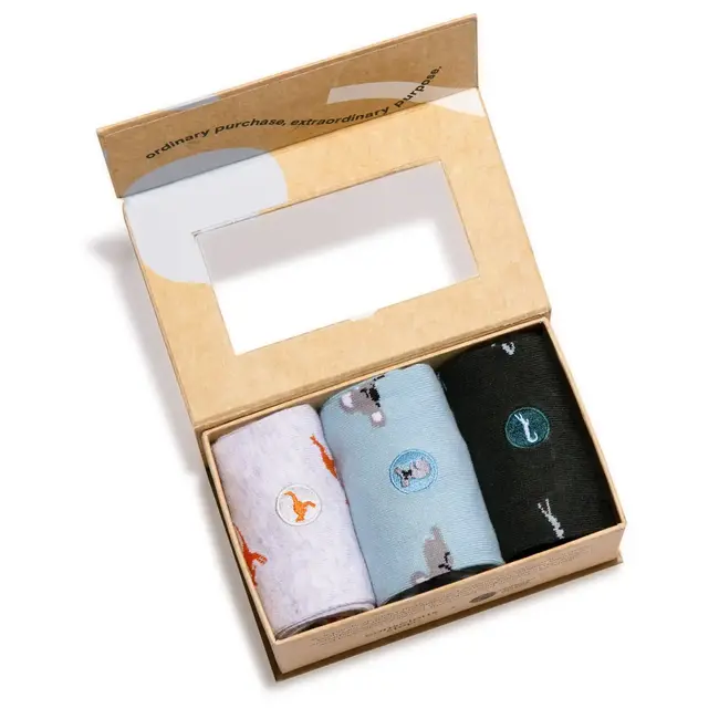 Boxed Set Socks that Protect Australian Animals - Small