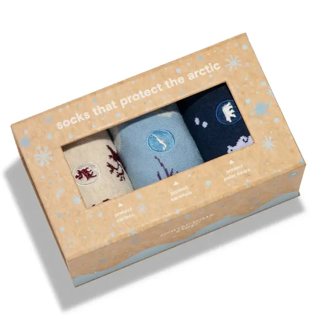 Boxed Set Socks that Protect the Arctic - Small
