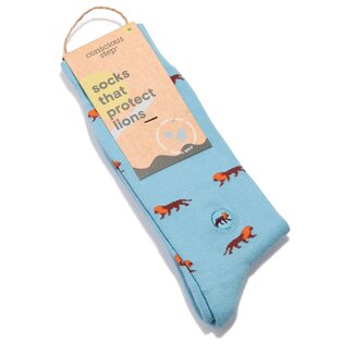 India Conscious Step Crew Socks That Protect Lions