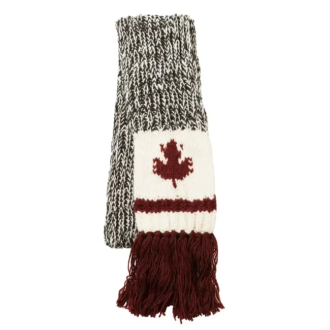 Maple Cabin Scarf - Charcoal