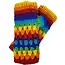 Nepal Crochet Hand Warmers - Rainbow
