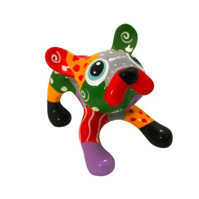 George Bulldog Hand Painted Sculpture
