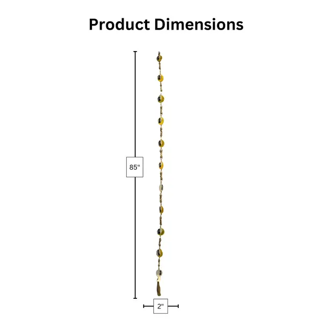 Cat & Moon Abaca Rope Capiz Garland