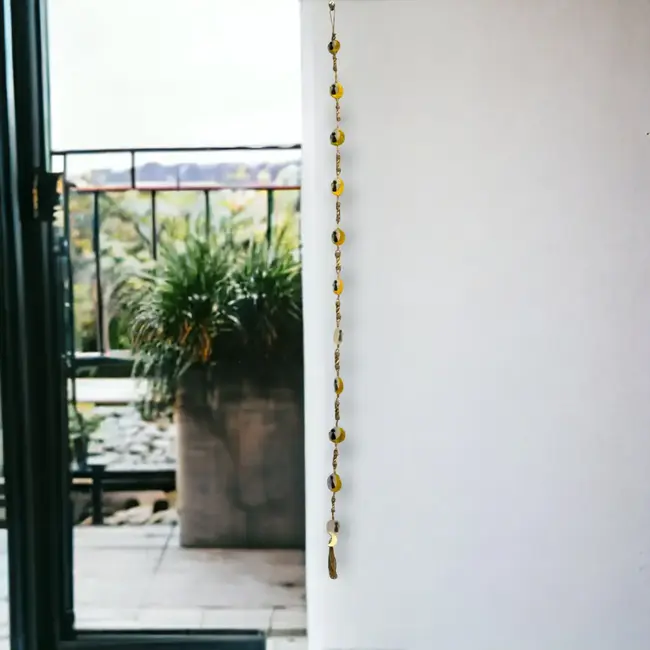 Cat & Moon Abaca Rope Capiz Garland