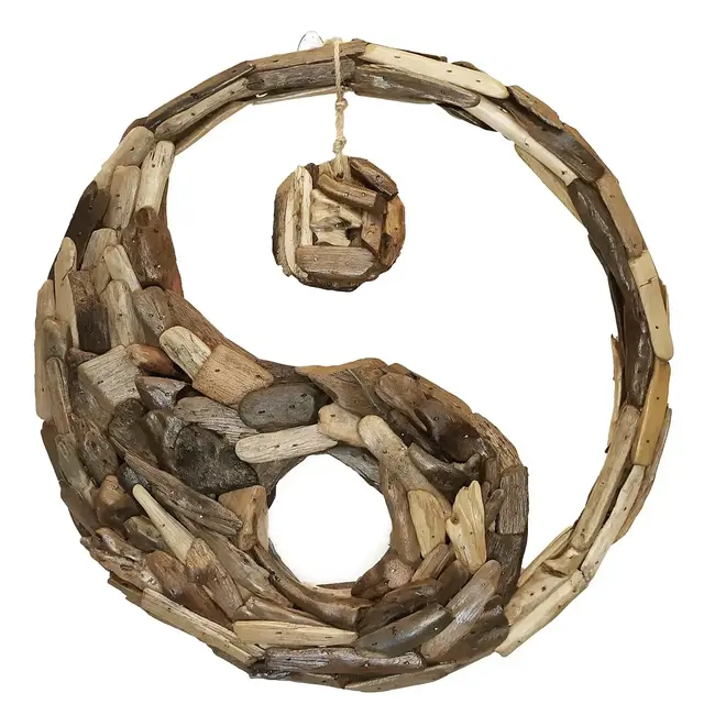 Driftwood Wall Art - Yin Yang