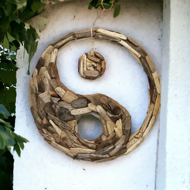 Driftwood Wall Art - Yin Yang