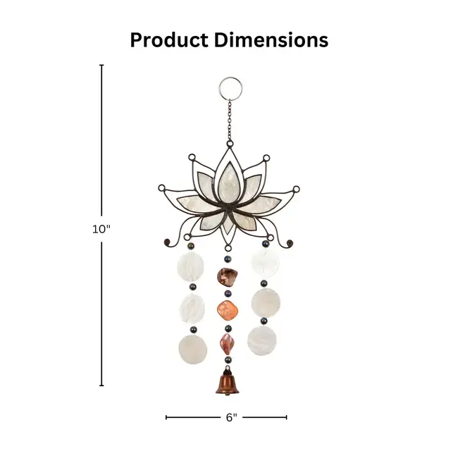 Antique Single Capiz Chime