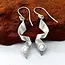 Pearl With a Twist Earrings - Sterling Silver