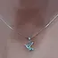 Abalone Hummingbird Necklace - Sterling Silver