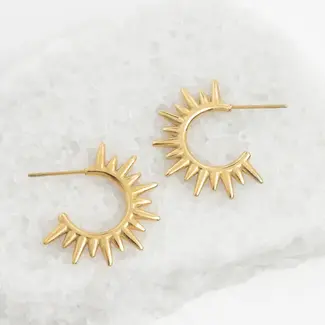 China Glow Up Hoop Earrings