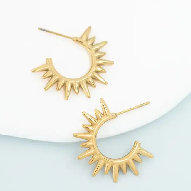 Glow Up Hoop Earrings