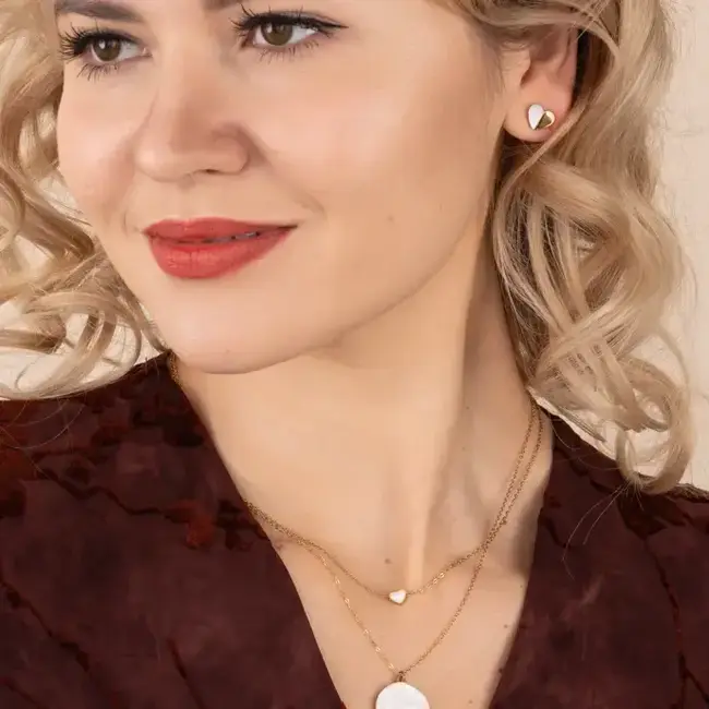 Journey Together Necklace Set in Mother of Pearl