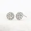 Earrings  - Lustre Bloom Studs in Platinum
