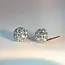 Earrings  - Lustre Bloom Studs in Platinum