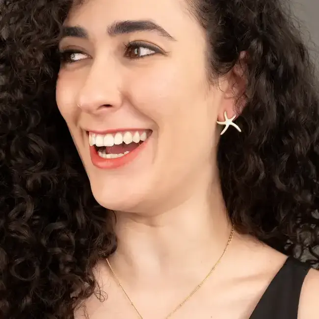 Starfish Hope Studs in Gold