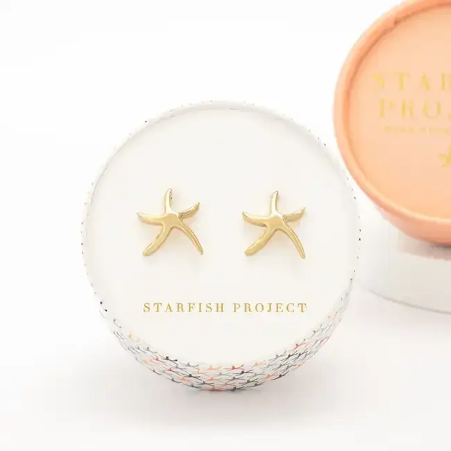 Earrings  - Starfish Hope Studs in Gold
