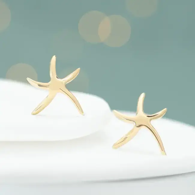 Earrings  - Starfish Hope Studs in Gold