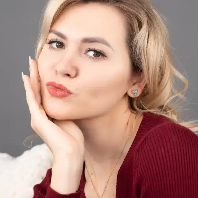 Turquoise Compass Rose Necklace