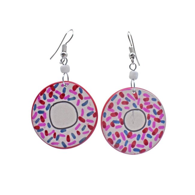 Kisii Stone Doughnut Earrings