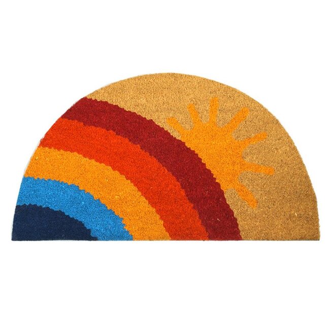 Coconut Coir Rainbow Doormat