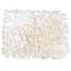 India Fluffy White Recycled Cotton Rag Rug (45x60 cm)