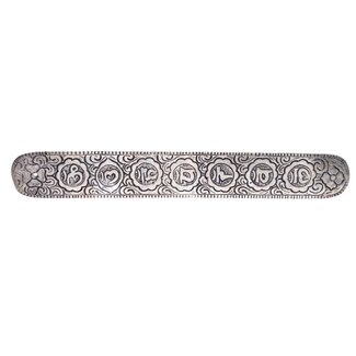India Recycled Aluminium 7 Chakras Incense Holder