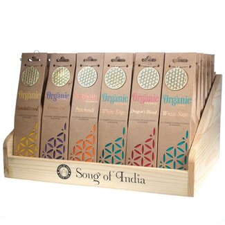 India Organic Goodness Incense Cones 12pk w/ Earthen Burner