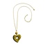 Soapstone Heart Pendant Necklace