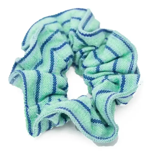 Hand-Woven Cotton  Scrunchie