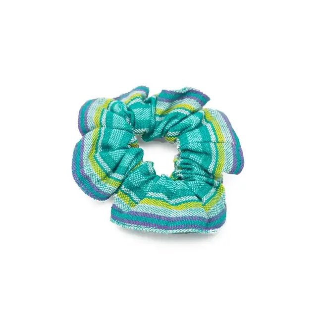 Hand-Woven Cotton  Scrunchie