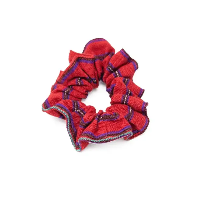 Hand-Woven Cotton  Scrunchie