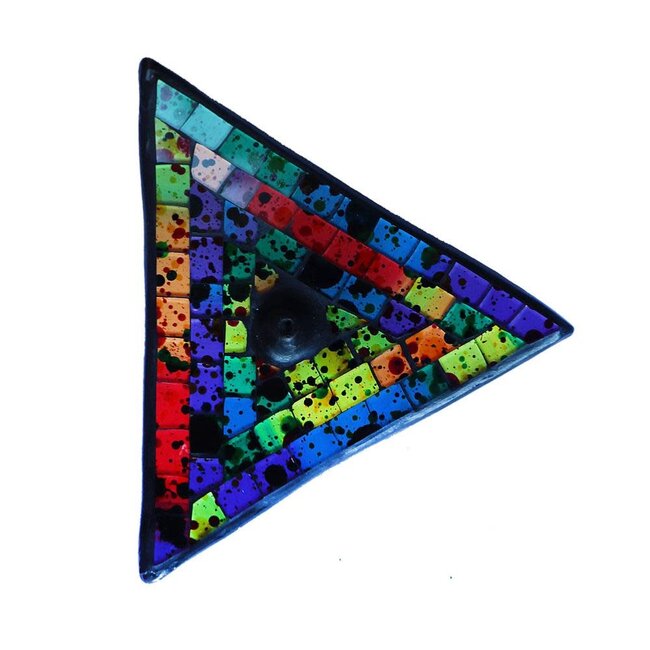 Incense Holder - Recycled Glass Mosaic