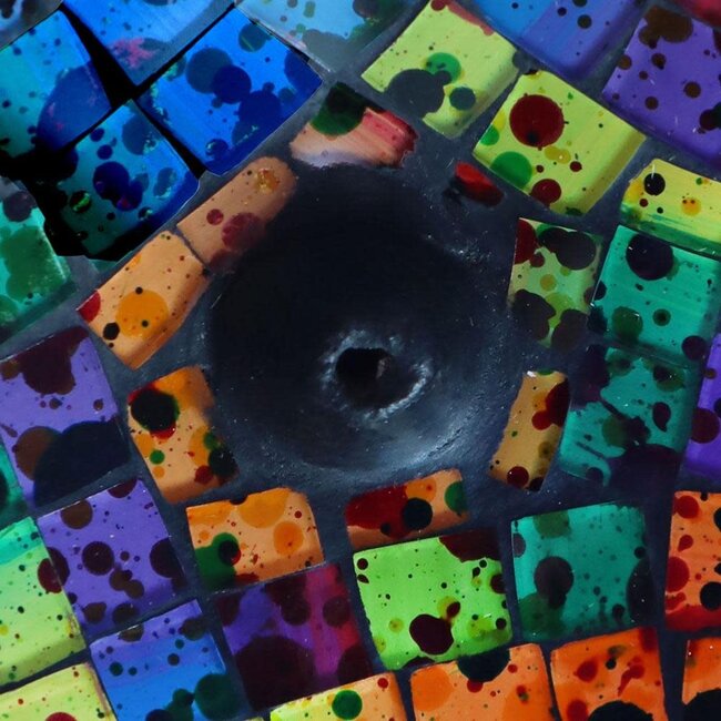 Recycled Glass Mosaic Incense Holder