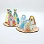 Chile Fused Glass Standing Holy Family Nativity w/ Wisemen