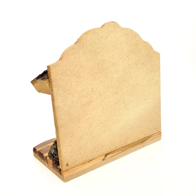 Olive Wood Musical Nativity w/ Gypsum Figures