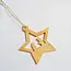 Palestine Carved Olive Wood Nativity Star Ornament