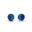 Dichroic Glass Stud Earrings