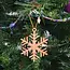Palestine Olive Wood Delicate Snowflake Ornament